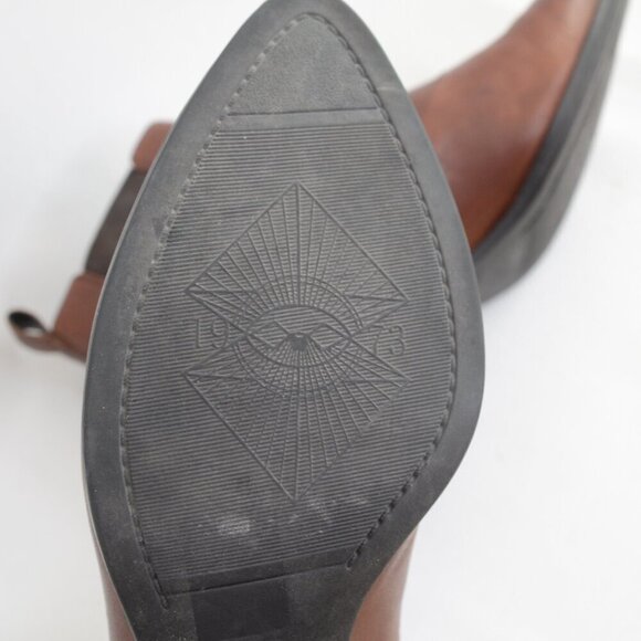 Vagabond Marja Brown Leather Chelsea Ankle Boots Sz 5.5 - Picture 9 of 10